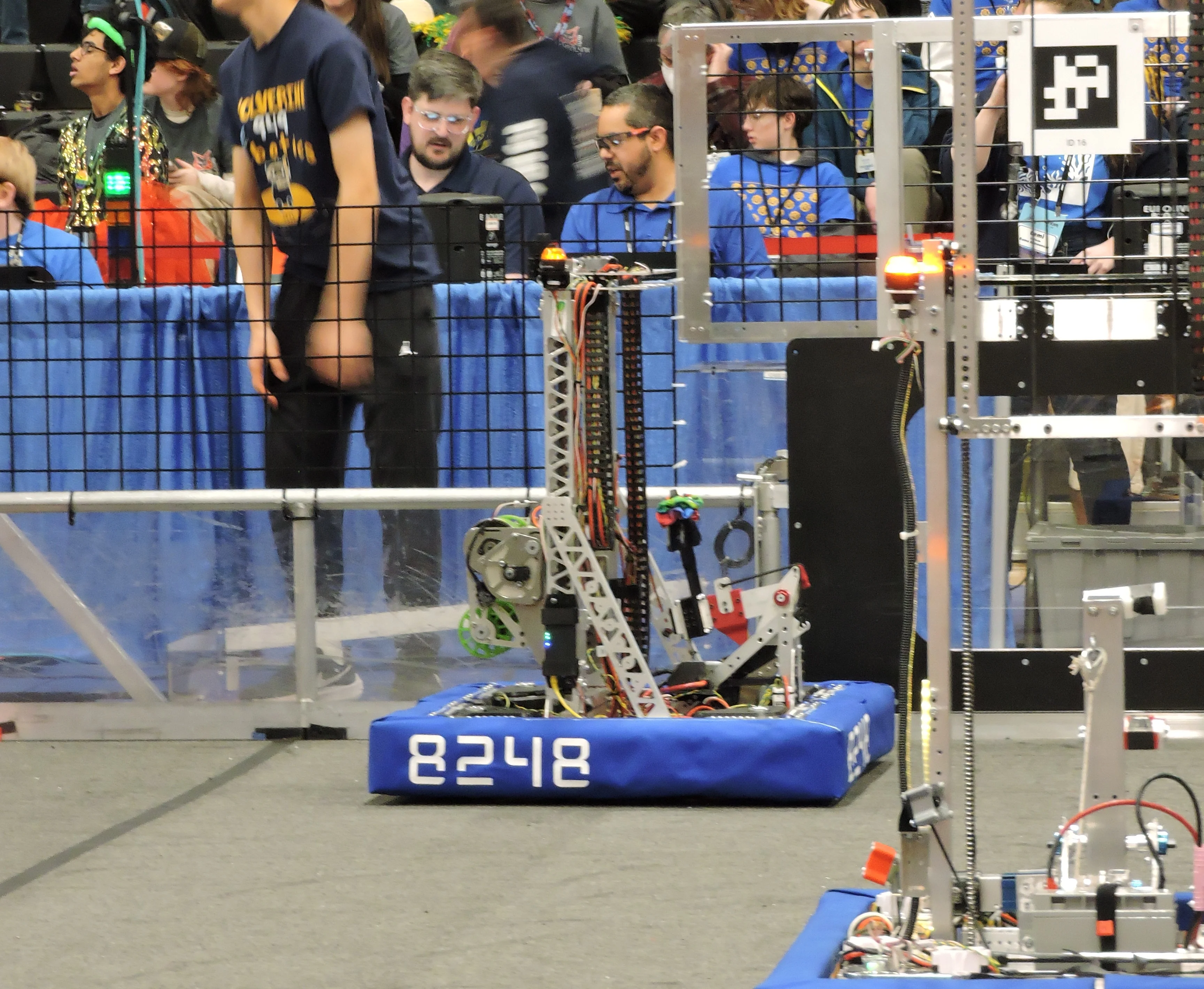 Our 2025 robot, Just Todd at the Sammamish District Event